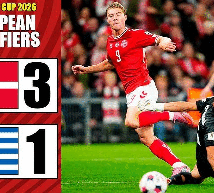 Danmarks jernhånd viser sig igen: 3-1 mod Grækenland, topplaceringen sikret