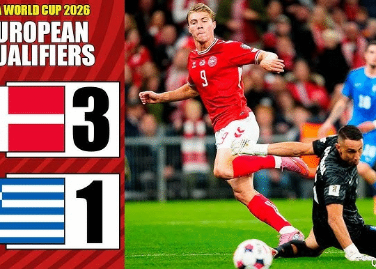 Danmarks jernhånd viser sig igen: 3-1 mod Grækenland, topplaceringen sikret
